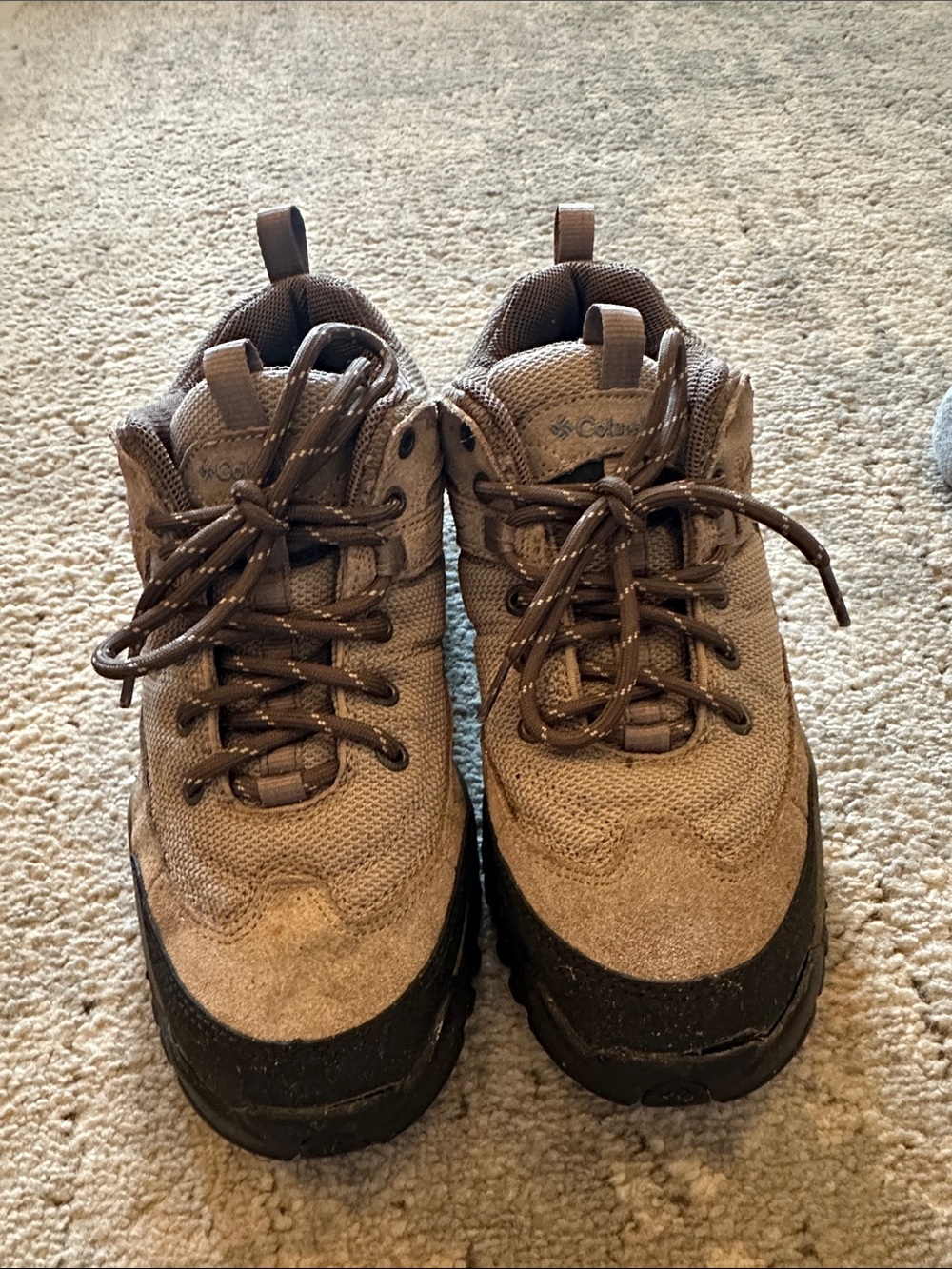 Columbia Tan and Black Trail Hiking Shoes